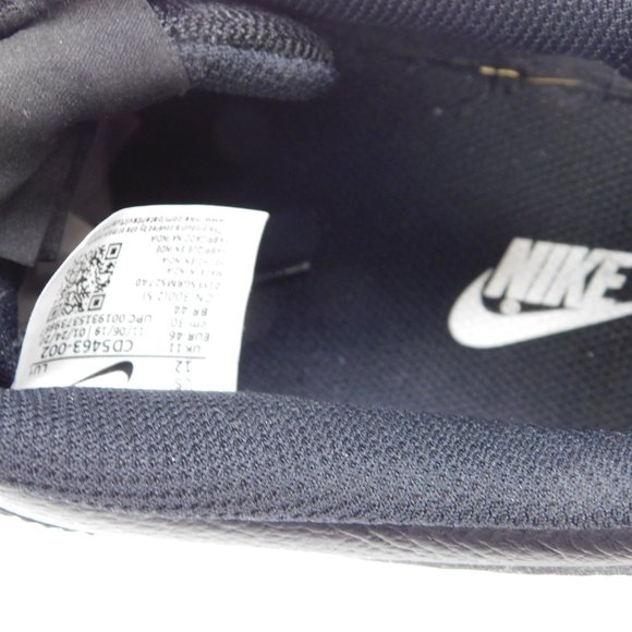 Nike CD5463-002 Court Vision Low Black Leather Sneakers 12 (4925) main image 4